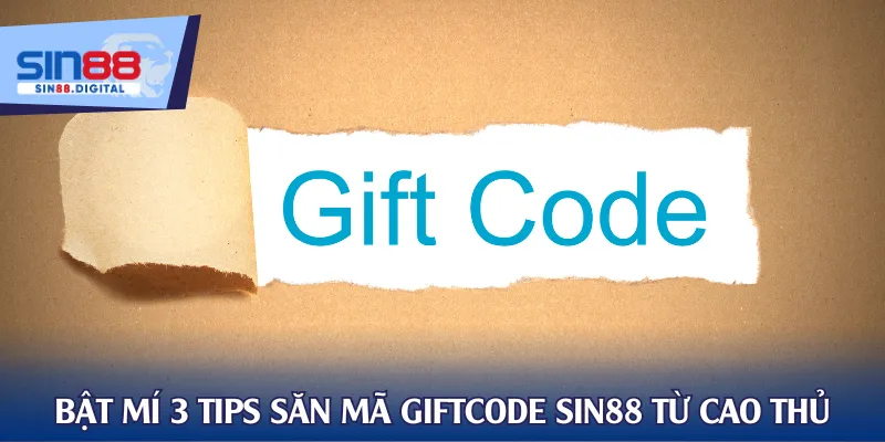 Bật mí 3 tips săn mã giftcode SIN88 từ cao thủ